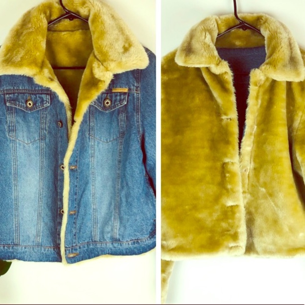 Reversible Denim/Faux Fur Jacket - One Tuff Babe